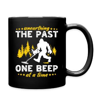 dirt fishing sasquatches - Full Colour Mug - black - Right