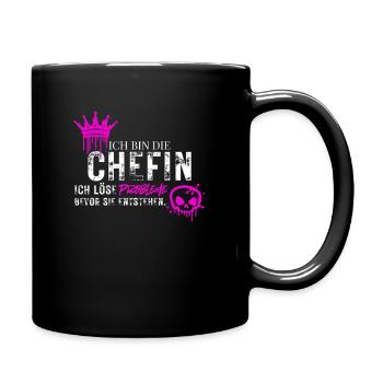 Le patron dit résoudre des problèmes - Mug uni - noir - Droite
