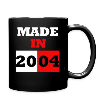 Made In 2004 Birthday Futuristic Style Two-Tone - Full Colour Mug - black - Right