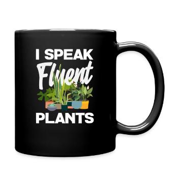 Garten- Und Pflanzenliebhaber Geschenke - Tasse einfarbig - Schwarz - Rechts