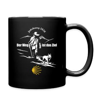 Buen Camino 2026 | Le Camino de Santiago Le voyage est le but - Mug uni - noir - Droite
