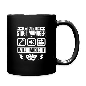  Theatre Manager Stage Crew Professional Backstage - Full Colour Mug - black - Right