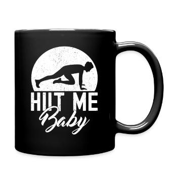 Gym Junkies Hiit Me Baby Calisthenics Fitness - Tasse einfarbig - Schwarz - Rechts