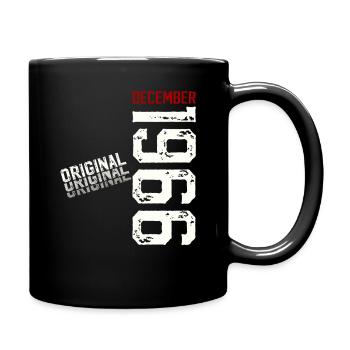 59e anniversaire Original décembre Né en 1966 - Mug uni - noir - Droite