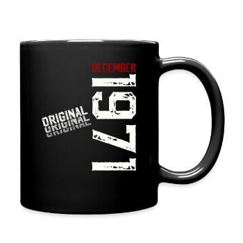 54e anniversaire Original décembre Né en 1971 - Mug uni - noir - Droite