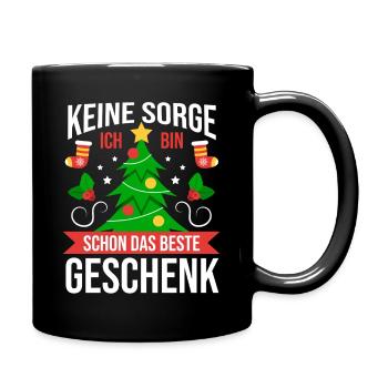 Noël du Père Noël - Mug uni - noir - Droite