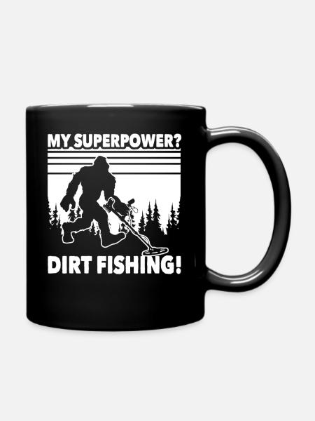 Pêche en terre de terre Big Foot - Mug uni - noir