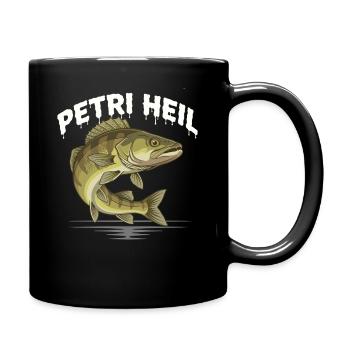 Petri Heil – Zanderjäger - Mug uni - noir - Droite