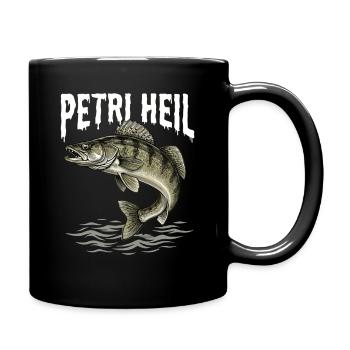 Petri Heil – Zanderjäger - Mug uni - noir - Droite