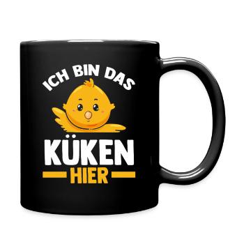 Éleveur de poulets Éleveur de ferme poussins - Mug uni - noir - Droite