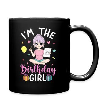 I'm The Birthday Girl - Full Colour Mug - black - Right