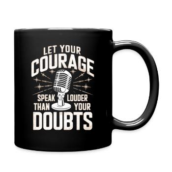 Poésie Slam Speak Loud Slam Poésie - Mug uni - noir - Droite