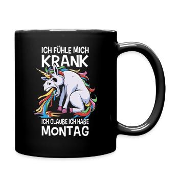 Ironie Dictons ironiques Drôle de Râle du matin - Mug uni - noir - Droite