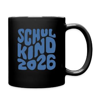 Schulkind 2026 - Einschulung - Erstklässler - Tasse einfarbig - Schwarz - Rechts