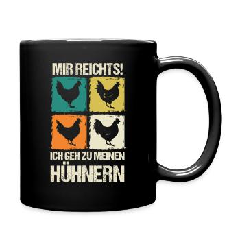 poulets poulets éleveurs de poulets éleveurs poulets d’élevage - Mug uni - noir - Droite