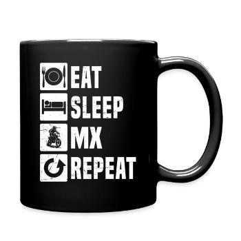 Conception motocross Power Motocross - Mug uni - noir - Droite