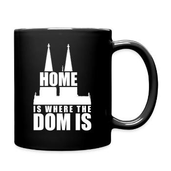 Cologne Home est là où le Dom est Cologne Carnaval Cologne - Mug uni - noir - Droite
