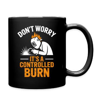 Schweißer Spruch Beruf Lustiges Schweißer Geschenk - Tasse einfarbig - Schwarz - Rechts