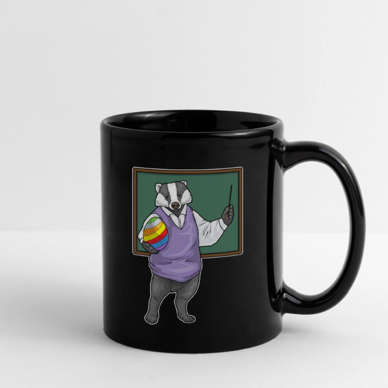 Badger påskelærer Ensfarvet krus