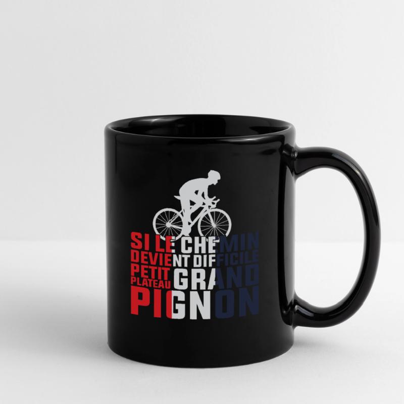 Si Le Chemin Devient Difficile - Cycliste Cadeau Mug uni