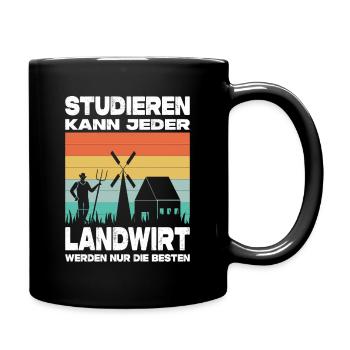 Agriculteur offre des cadeaux agricoles Tracteurs agricoles - Mug uni - noir - Droite