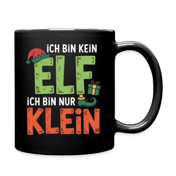 Je ne suis pas un elfe, je suis juste petit - Mug uni - noir - Droite