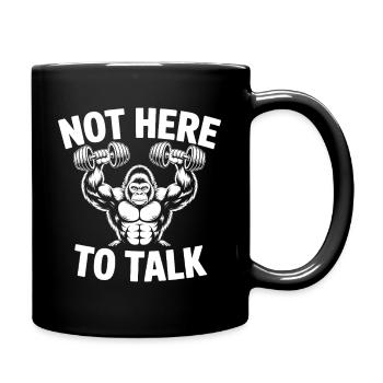 Drôle de cadeau de la musculation en mode bodybuilding - Mug uni - noir - Droite