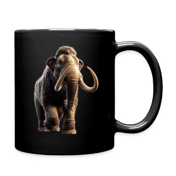Mammut Wollhaarmammut Eiszeit Mammuts Süßes Mammut - Tasse einfarbig - Schwarz - Rechts