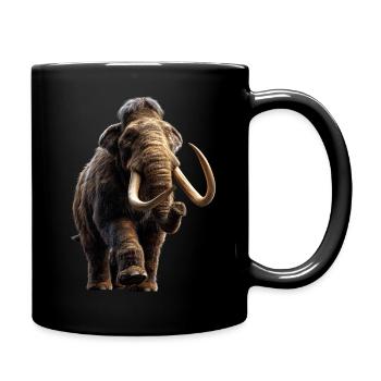 Mammut Wollhaarmammut Eiszeit Mammuts Süßes Mammut - Tasse einfarbig - Schwarz - Rechts