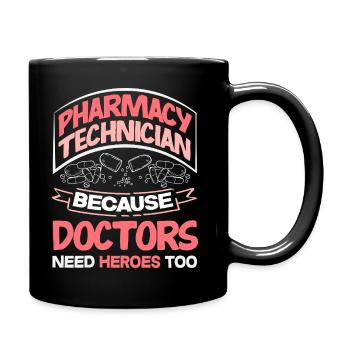 Pharmacist Pharmaceutical Technical - Full Colour Mug - black - Right