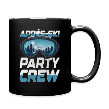 Équipe de la fête après ski qui dit lunettes de ski - Mug uni - noir - Droite