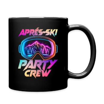 Après Ski Party Crew colorée - Mug uni - noir - Droite