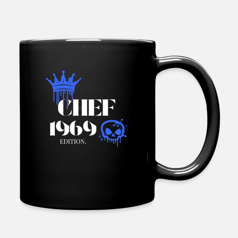 Chef Edition 1969 56 Birthday Saying - Full Colour Mug - black