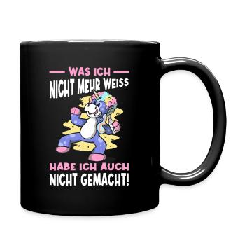 Dictons drôles, tenues amusantes, ironie, sarcasme - Mug uni - noir - Droite