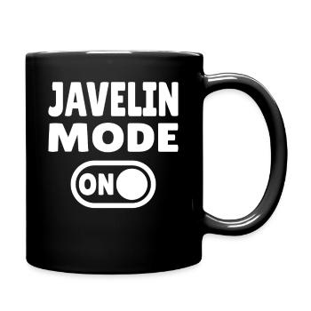 Javelin Mode ON - Javelin Throw - Full Colour Mug - black - Right