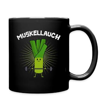 Haltérophile MUSCLE AIL Drôle - Mug uni - noir - Droite