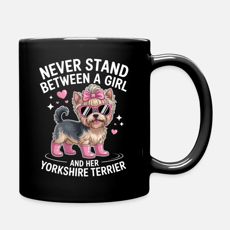 Yorkshire Terrier Witz Yorkshire Terrier Geschenk - Tasse einfarbig - Schwarz