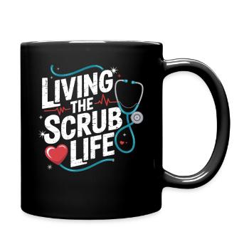 Vivre la vie de broussailles - Mug uni - noir - Droite