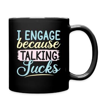 Citation d’assistant social : Prendre des services sociaux est nul - Mug uni - noir - Droite