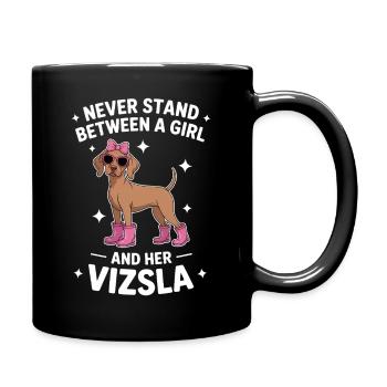 Don Vizsla Drôle de Vizsla - Mug uni - noir - Droite