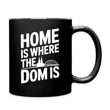 Cologne Home est là où le Dom est Cologne Carnaval Cologne - Mug uni - noir - Droite