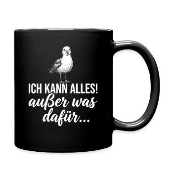 I can do everything! (except what for it...) - Full Colour Mug - black - Right
