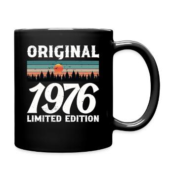 1976 Original Retro Vintage Birthday Gift - Full Colour Mug - black - Right