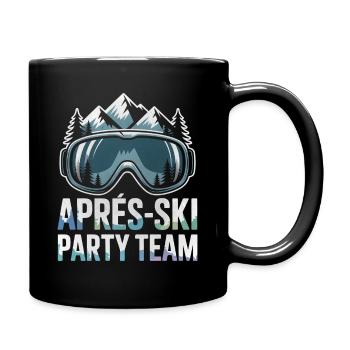 Après Ski Party Team Lunettes de Ski - Mug uni - noir - Droite