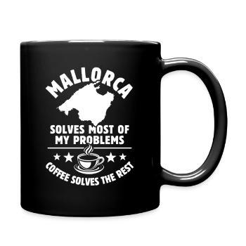 Majorque résout la plupart de mes problèmes - Café - Mug uni - noir - Droite