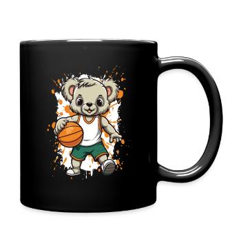 Koala Basketball Power - Full Colour Mug - black - Right