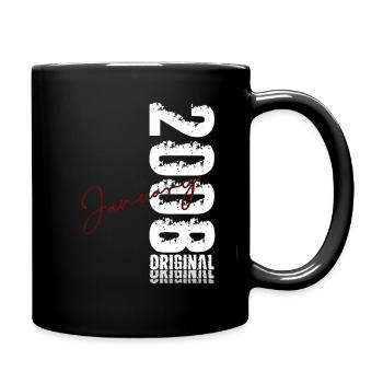 18th Birthday Original January 2008 - Full Colour Mug - black - Right