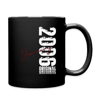 20th Birthday Original January Volume 2006 - Full Colour Mug - black - Right