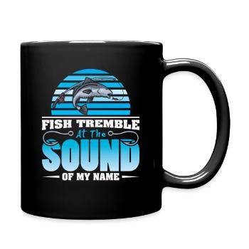 Anglers Fishermen Fishing Sport Fishermen - Full Colour Mug - black - Right