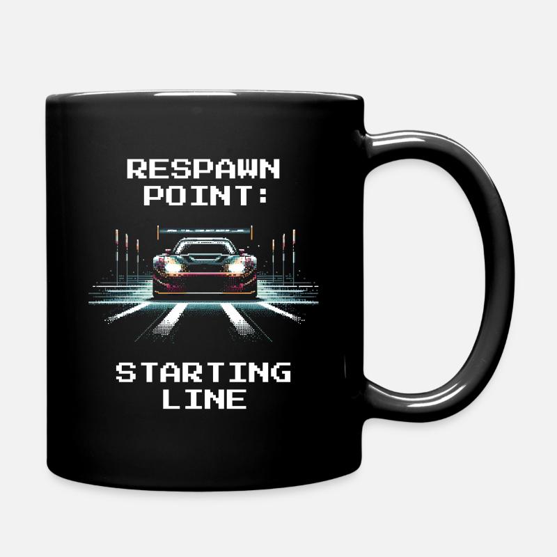 Réapparition : Ligne de départ | RC Racing - Mug uni - noir